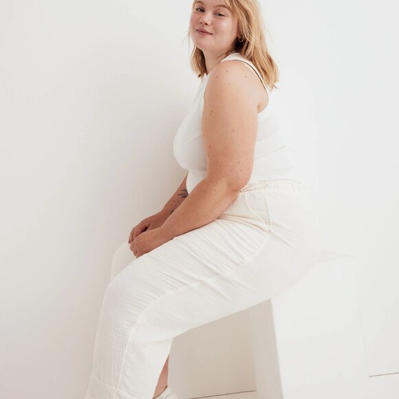 NWOT Madewell Plus Lightspun Pull-On Balloon Pants 3X - Picture 4 of 6